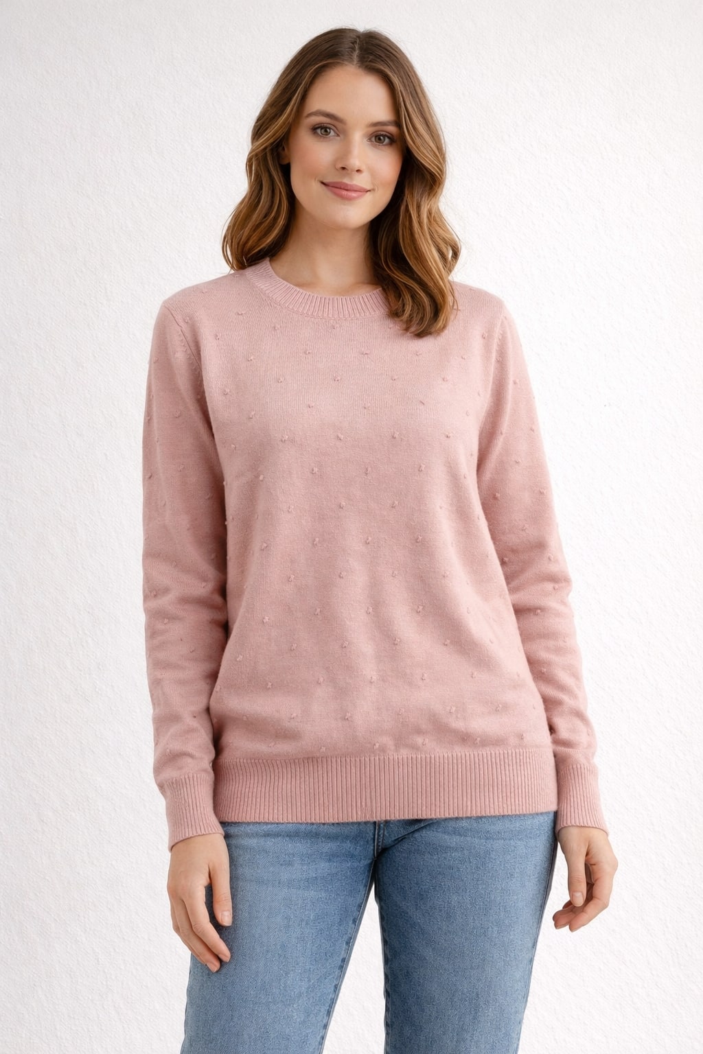 MPL Woman Pom Pom Patterned Sweater 5826 - Ciudad Manuel Doblado
