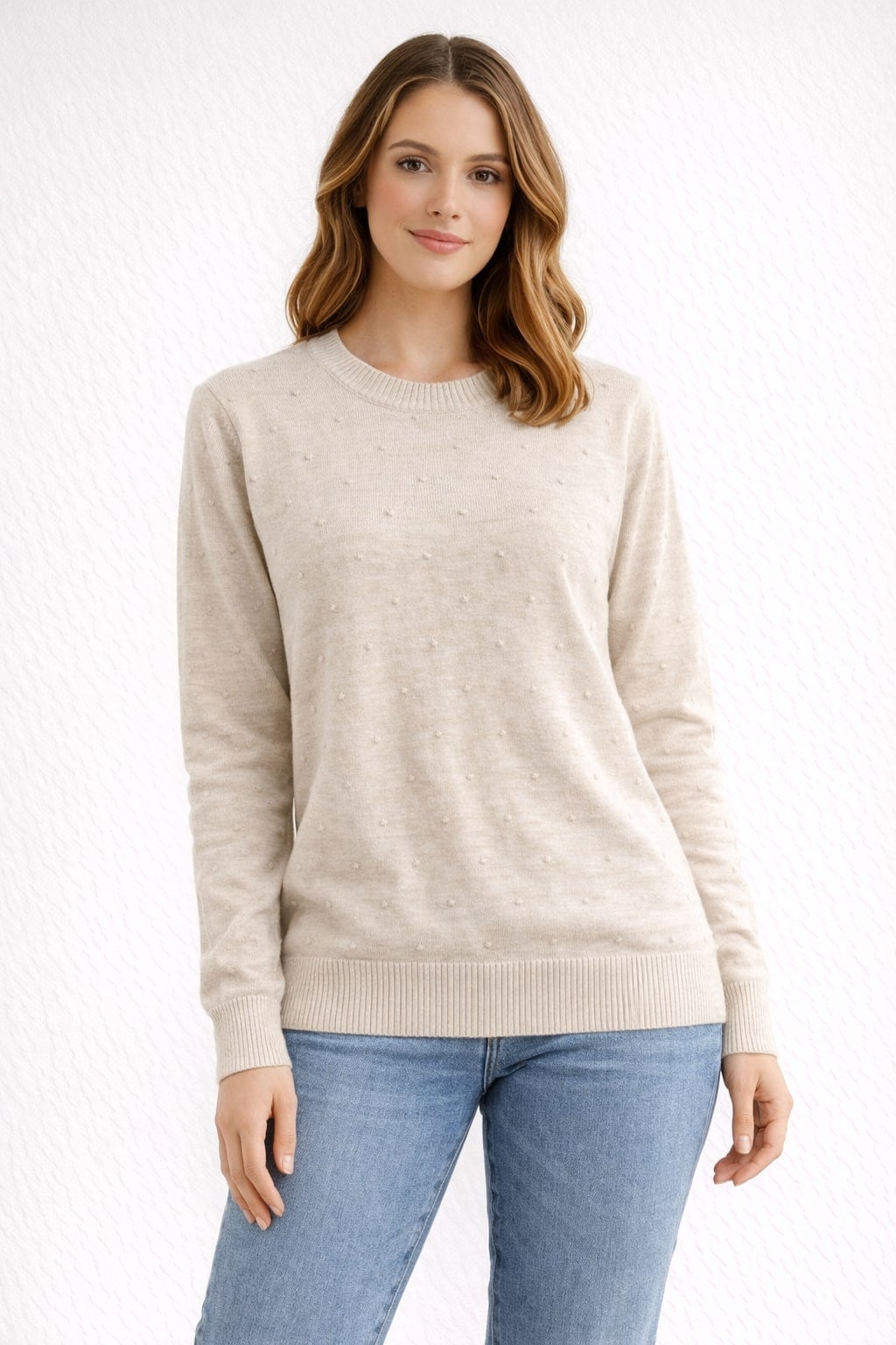 MPL Woman Pom Pom Patterned Sweater 5826 - Irvington