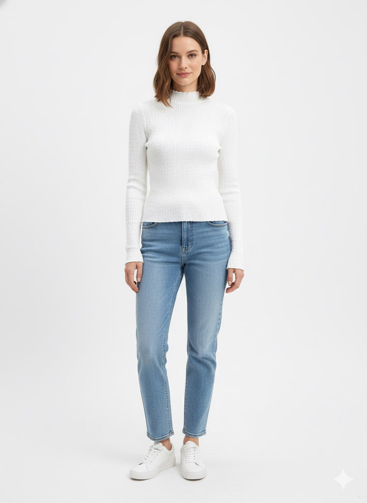 MPL Kadın Saç Örgü Kazak 15355 - Beverly