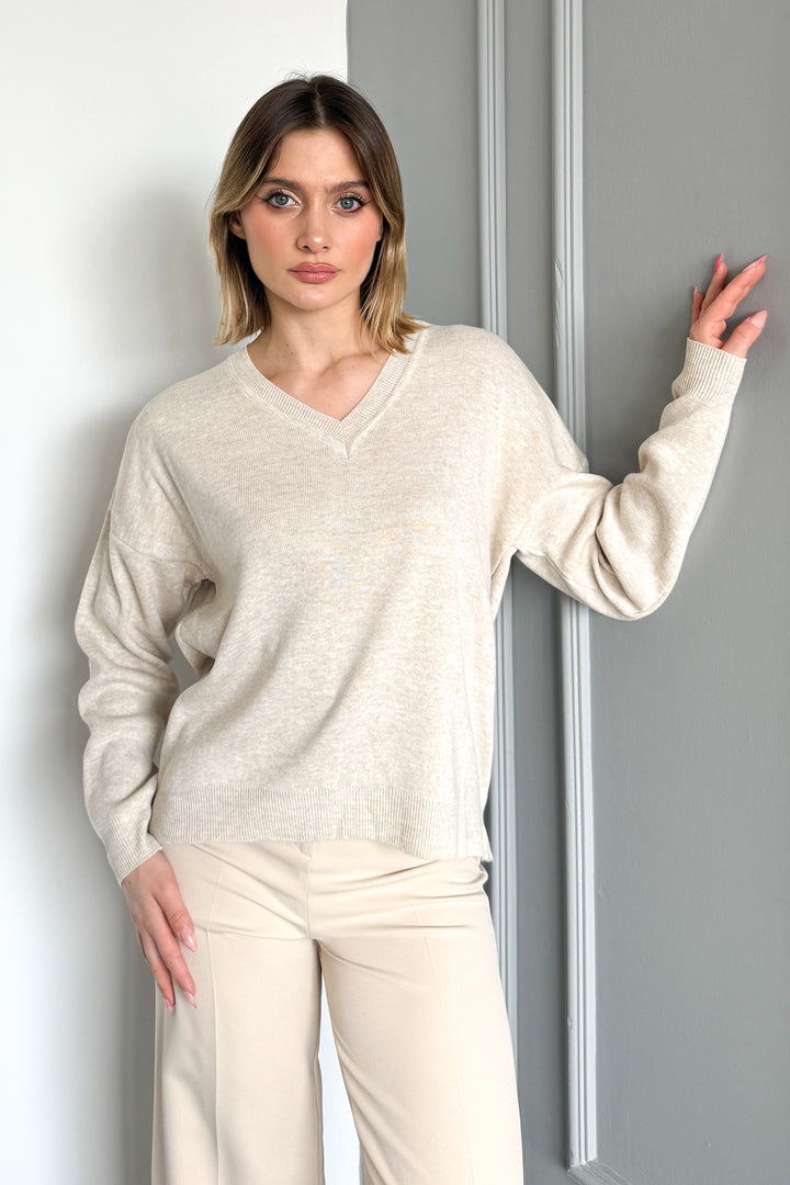 MPL Women's V-neck Sweater 15387 - Rincón de Romos