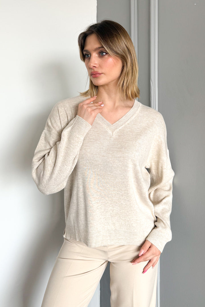 MPL Women's V-neck Sweater 15387 - Rincón de Romos