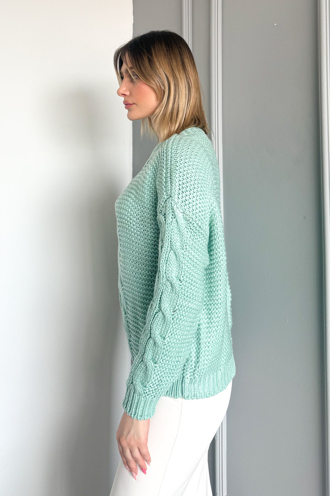 MPL Woman Thick Knit Sweater 3542 - Tecate