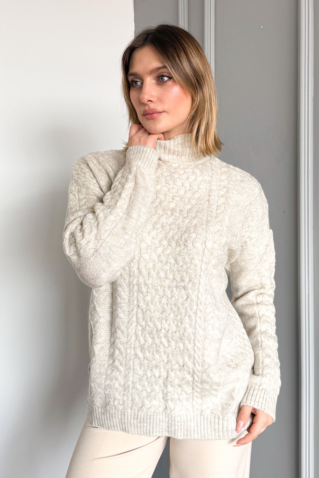 MPL Woman Half Fisherman Sweater 7332 - Lübeck
