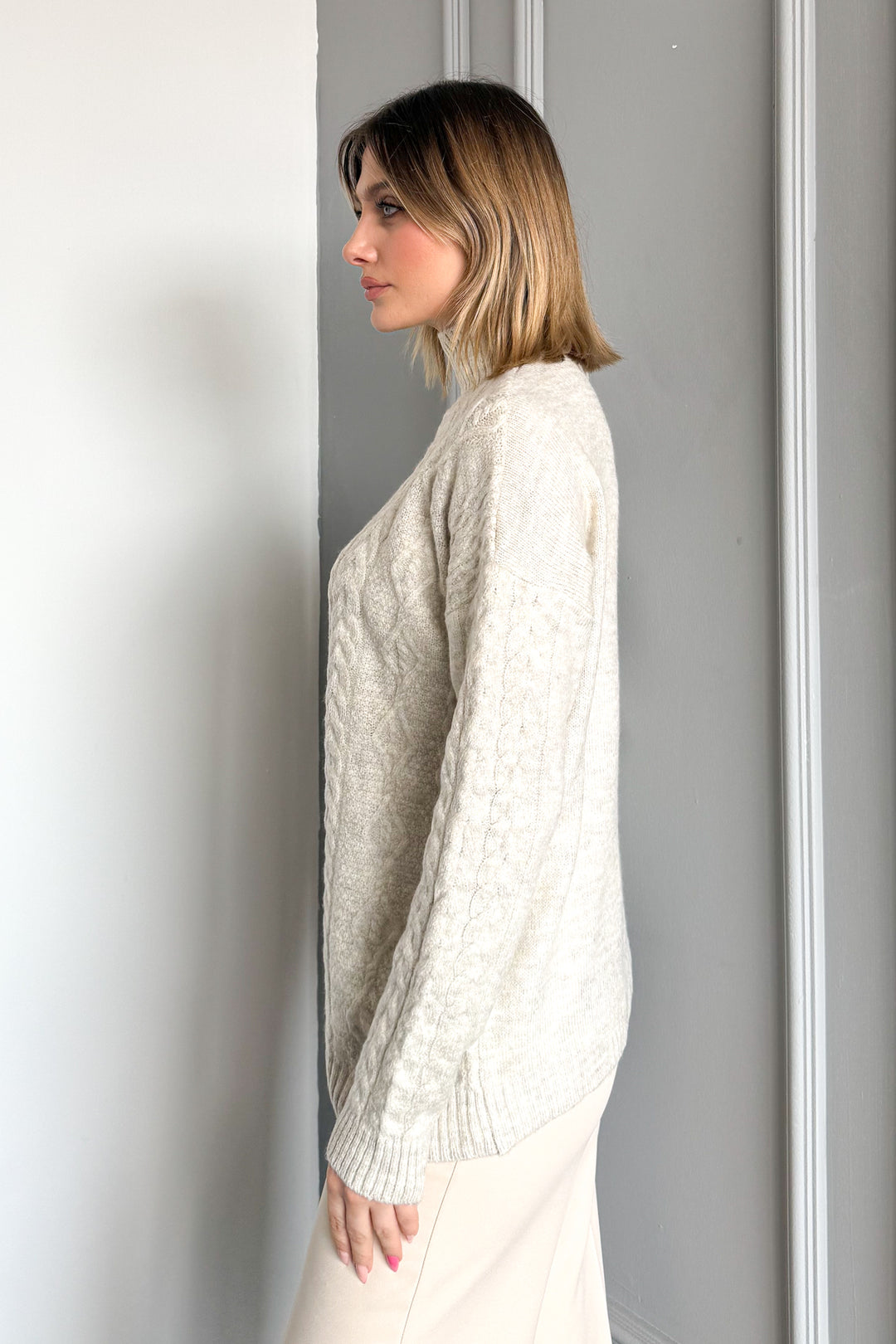MPL Woman Half Fisherman Sweater 7332 - Lübeck