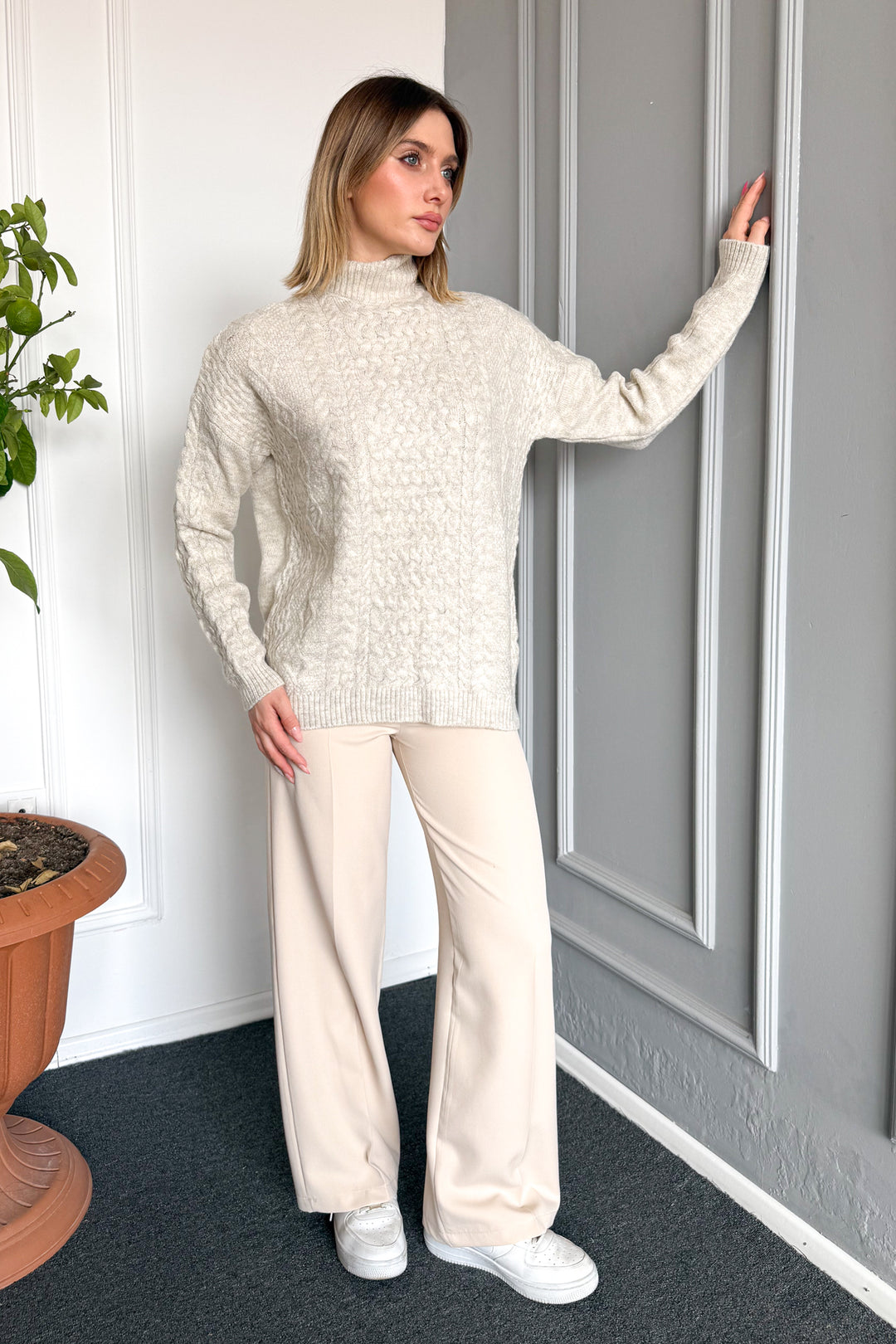 MPL Woman Half Fisherman Sweater 7332 - Lübeck