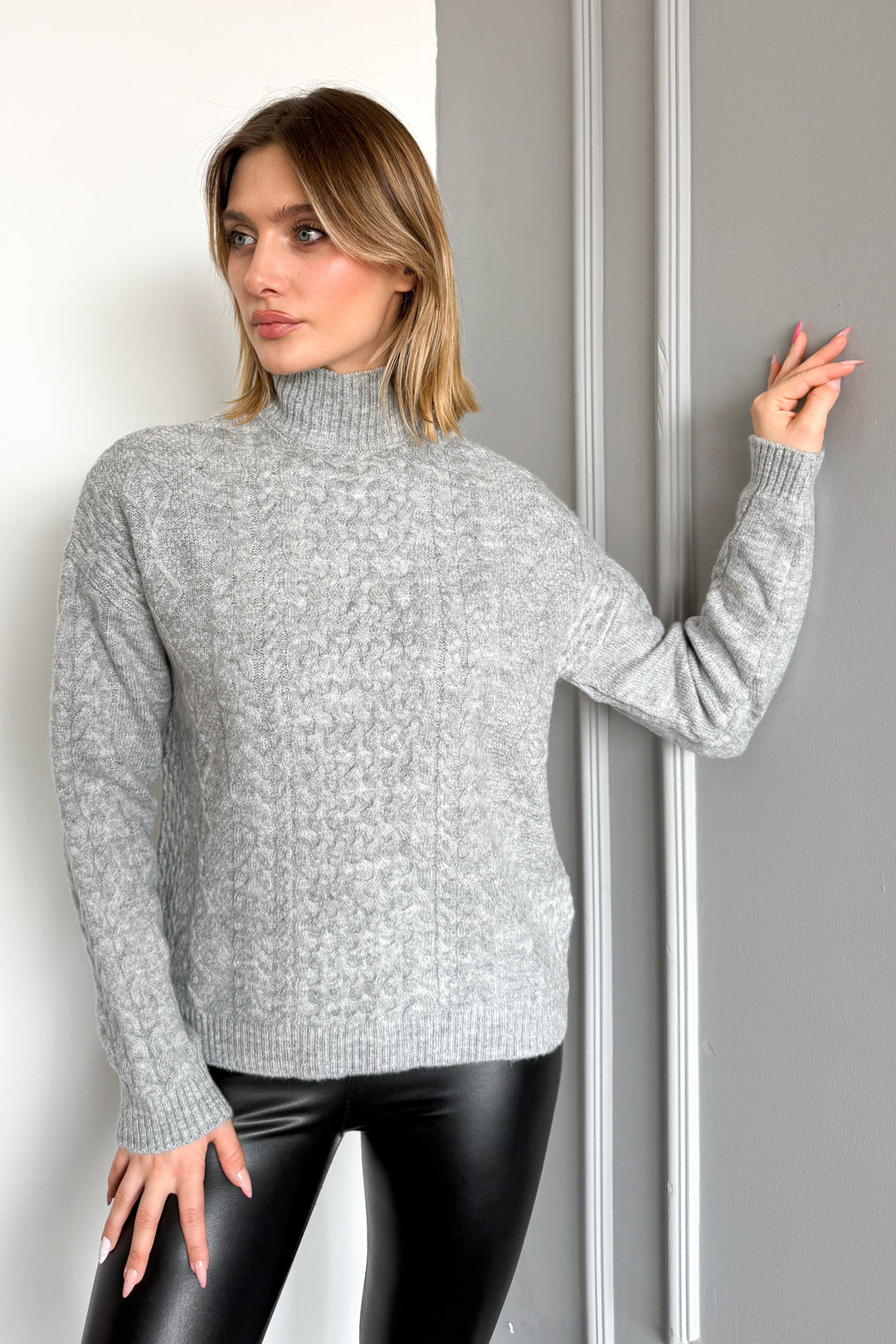MPL Woman Half Fisherman Sweater 7332 - Níkaia