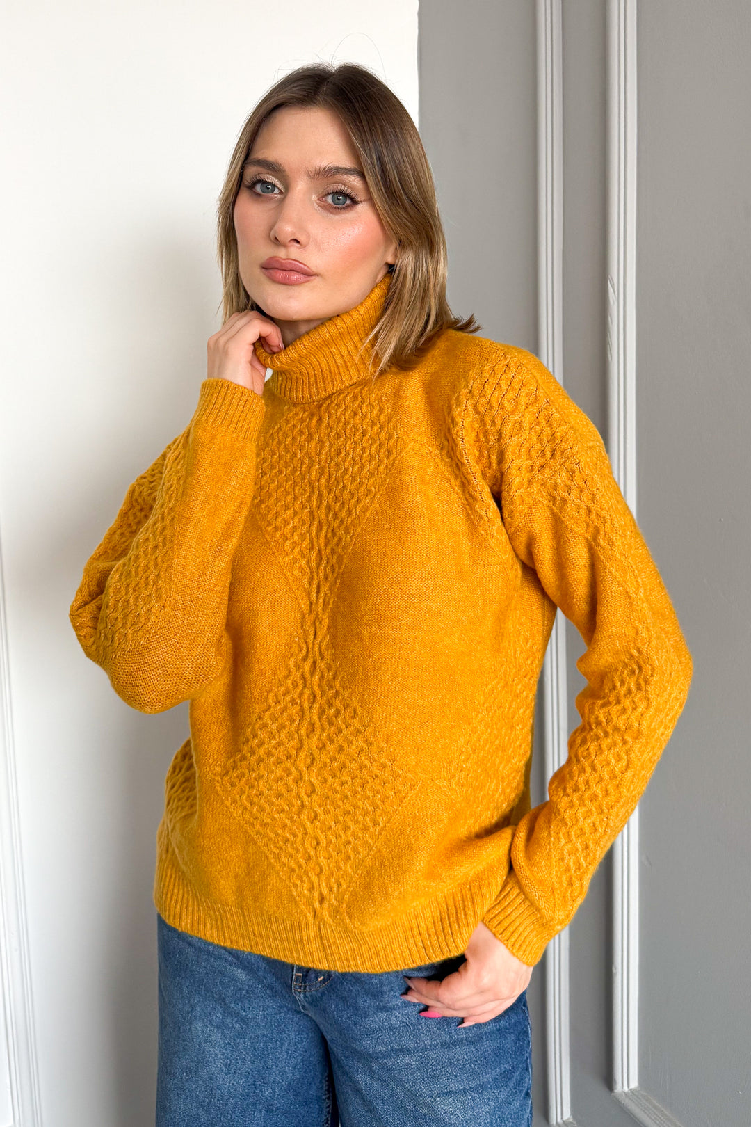 MPL Woman Fisherman Turtleneck Sweater 7344 - Greven