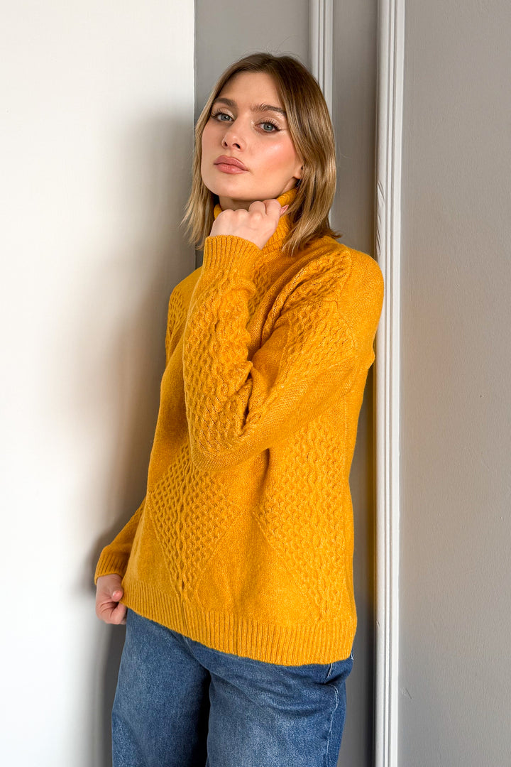 MPL Woman Fisherman Turtleneck Sweater 7344 - Greven