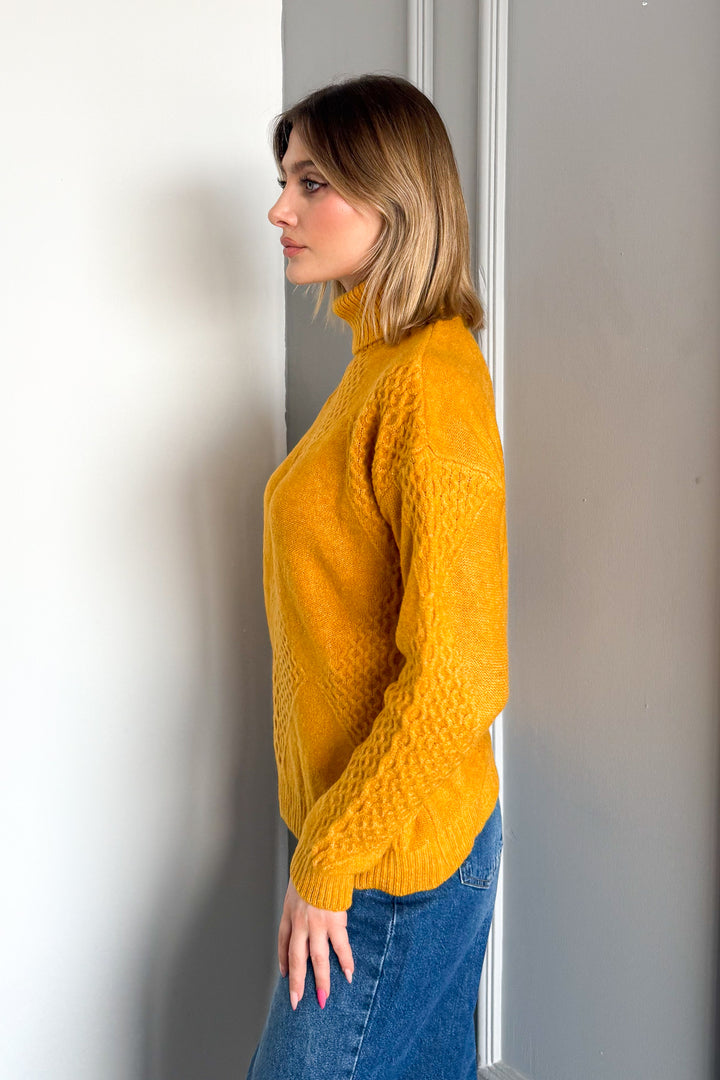 MPL Woman Fisherman Turtleneck Sweater 7344 - Greven
