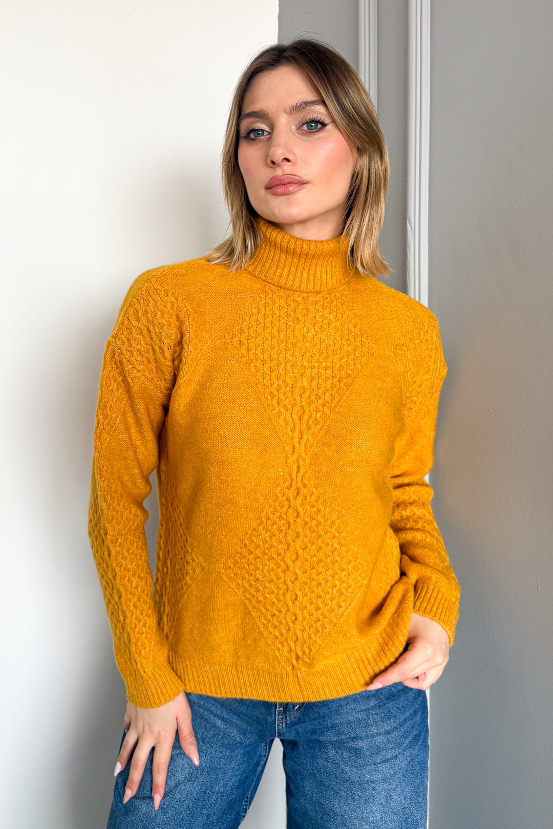 MPL Woman Fisherman Turtleneck Sweater 7344 - Greven