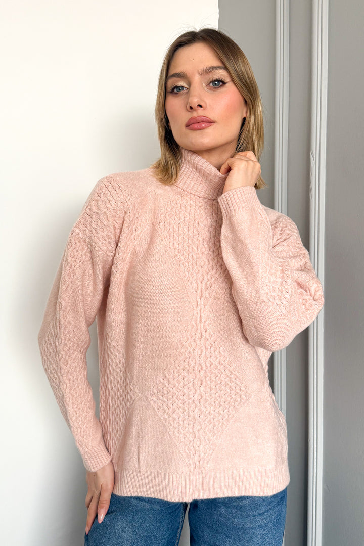 MPL Woman Fisherman Turtleneck Sweater 7344 - Burien