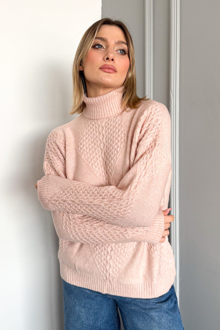 MPL Woman Fisherman Turtleneck Sweater 7344 - Burien