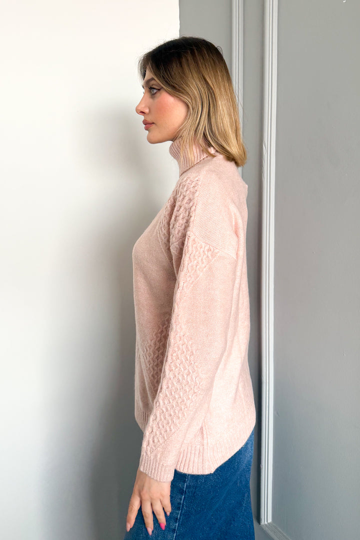 MPL Woman Fisherman Turtleneck Sweater 7344 - Burien