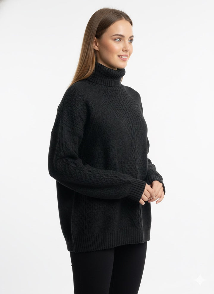 MPL Kadın Balıkçı Yaka Kazak 7344 - La Porte