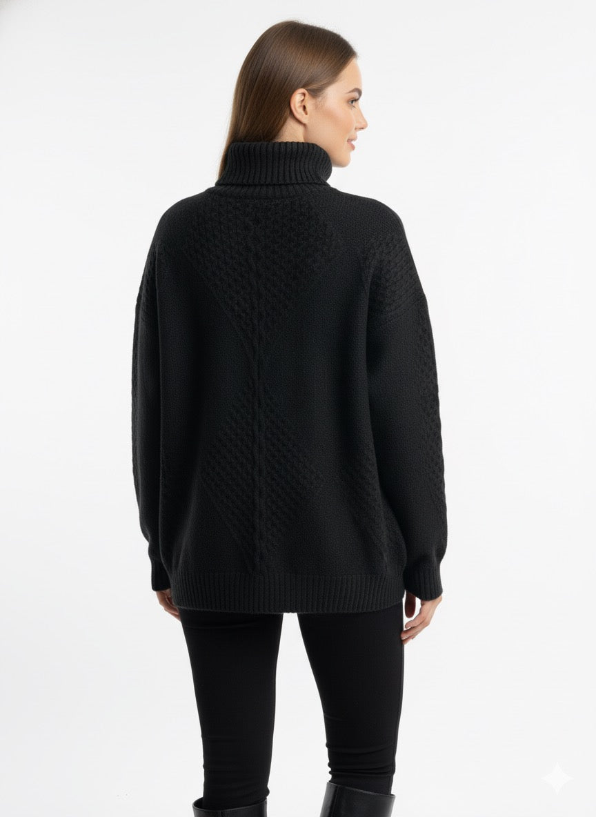 MPL Kadın Balıkçı Yaka Kazak 7344 - La Porte