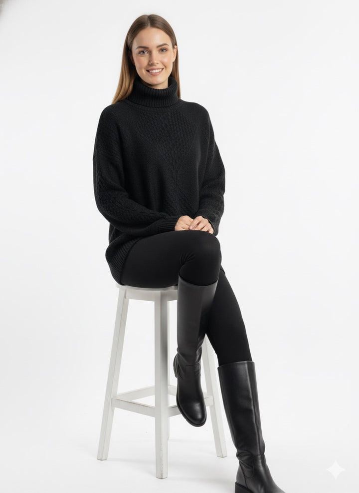 MPL Kadın Balıkçı Yaka Kazak 7344 - La Porte