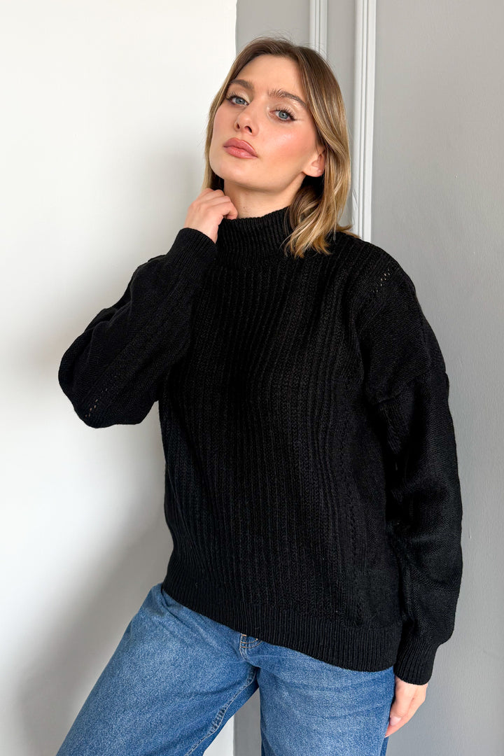 MPL Woman Half Fisherman Sweater 7410 - Woodstock