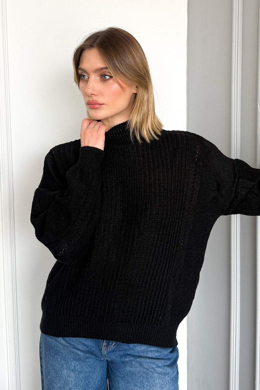 MPL Woman Half Fisherman Sweater 7410 - Woodstock