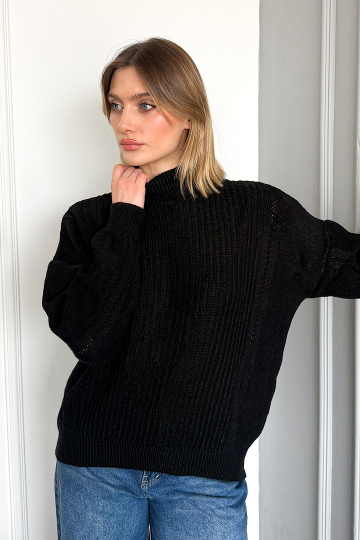 MPL Woman Half Fisherman Sweater 7410 - Woodstock