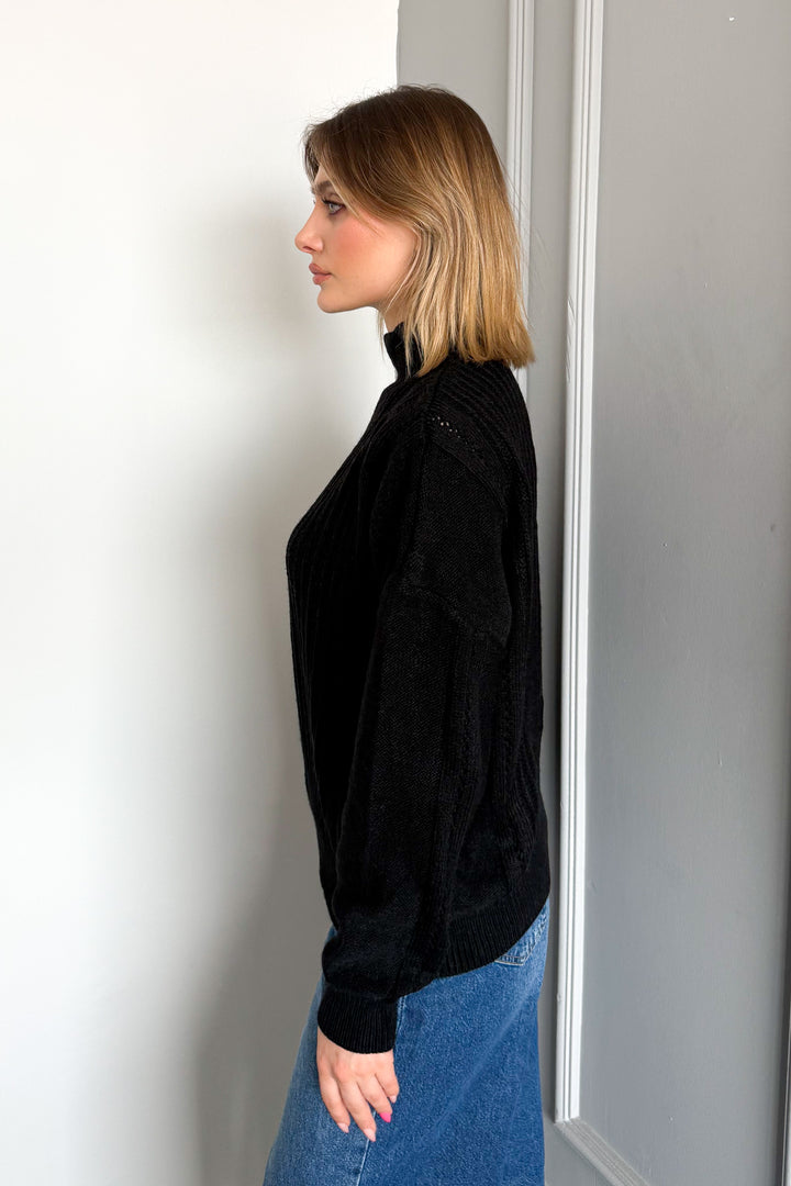 MPL Woman Half Fisherman Sweater 7410 - Woodstock