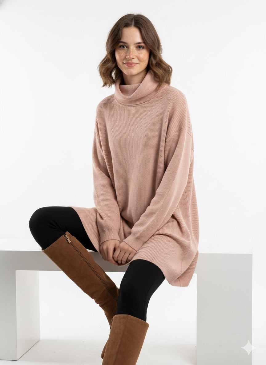 MPL Kadın Balıkçı Yaka Triko Tunik 15253 - Saint-Quentin