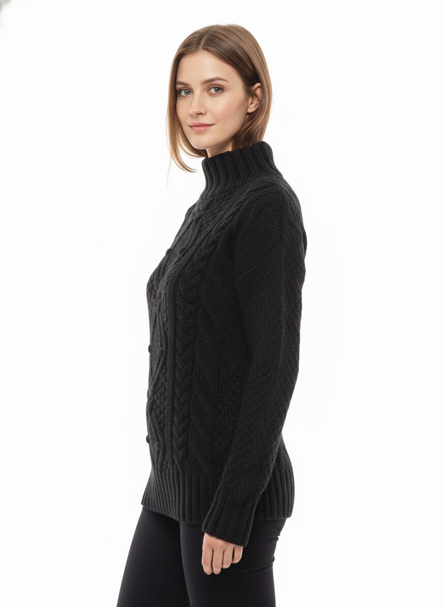 MPL Woman Half Fisherman Sweater 3516 - Tübingen