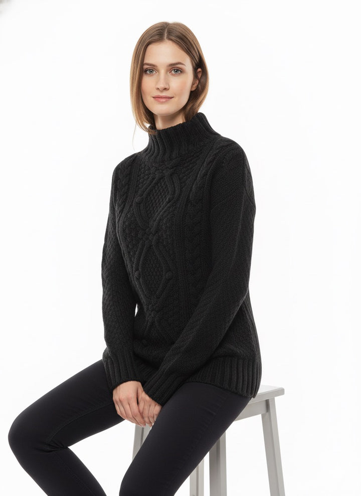 MPL Woman Half Fisherman Sweater 3516 - Tübingen
