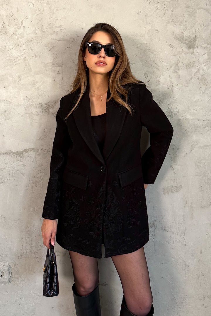 MPL Woman Embroidered Coat - Concord