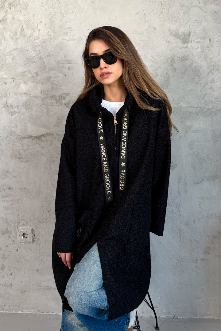 MPL Women's Bouclé Zippered Coat 39113 - Yuba City