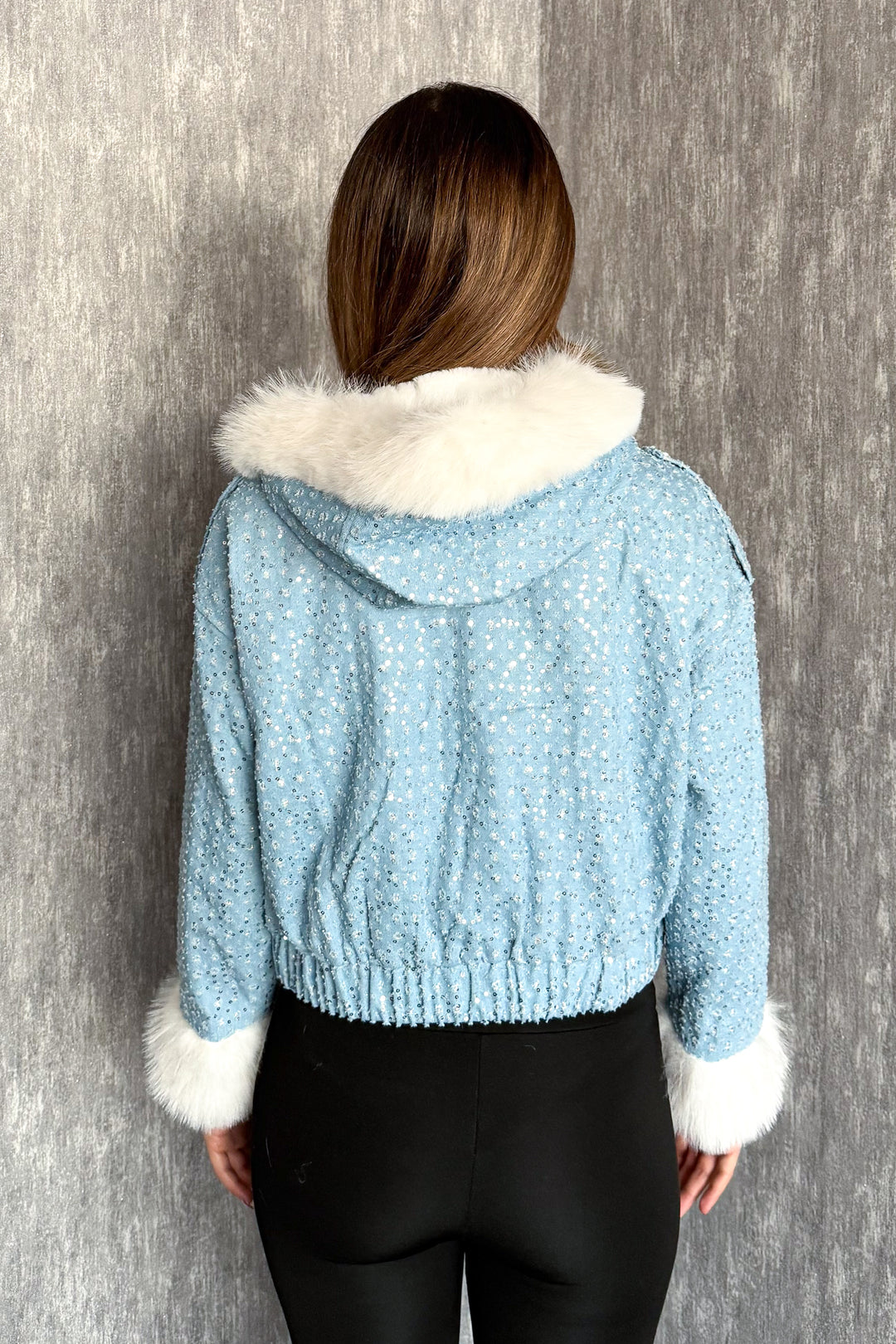 MPL Women's Fur Hooded Coat 99533 - South Jordan