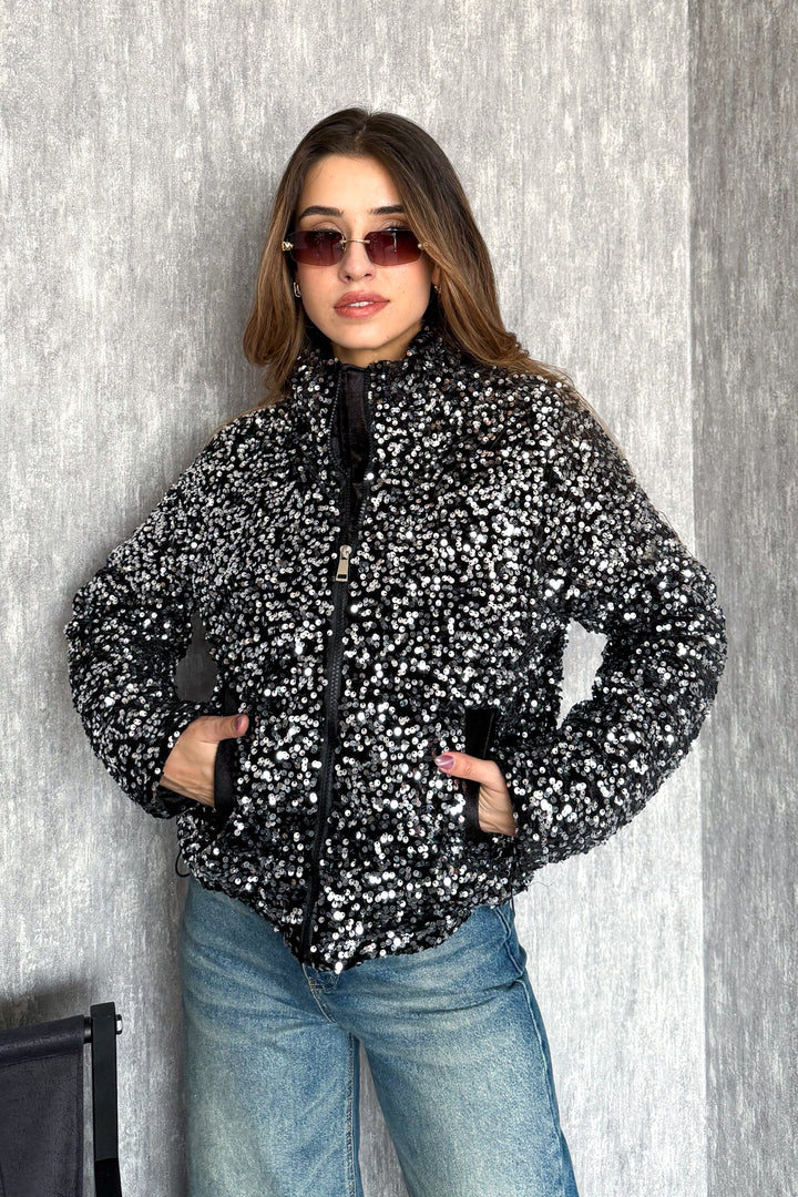 MPL Kadın Pullu Mont 99544 - Greenwood