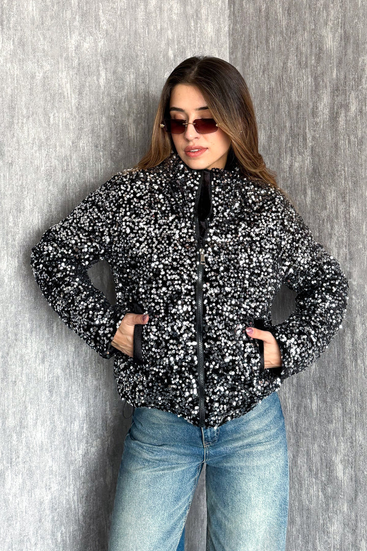 MPL Kadın Pullu Mont 99544 - Greenwood