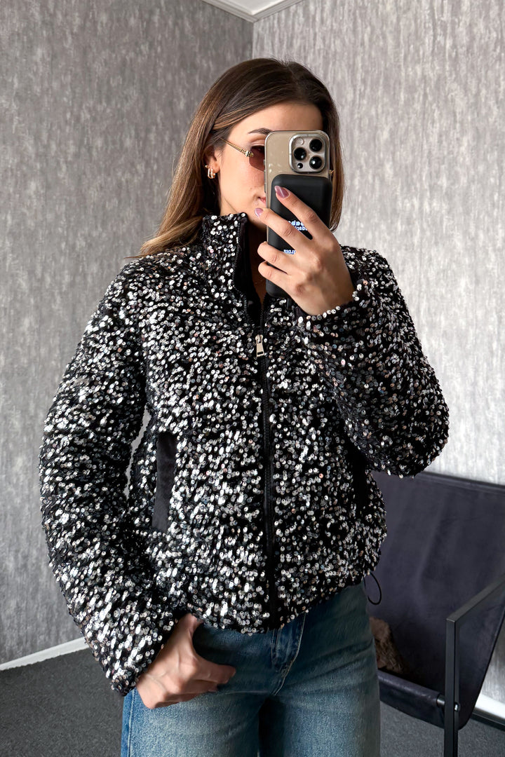 MPL Kadın Pullu Mont 99544 - Greenwood