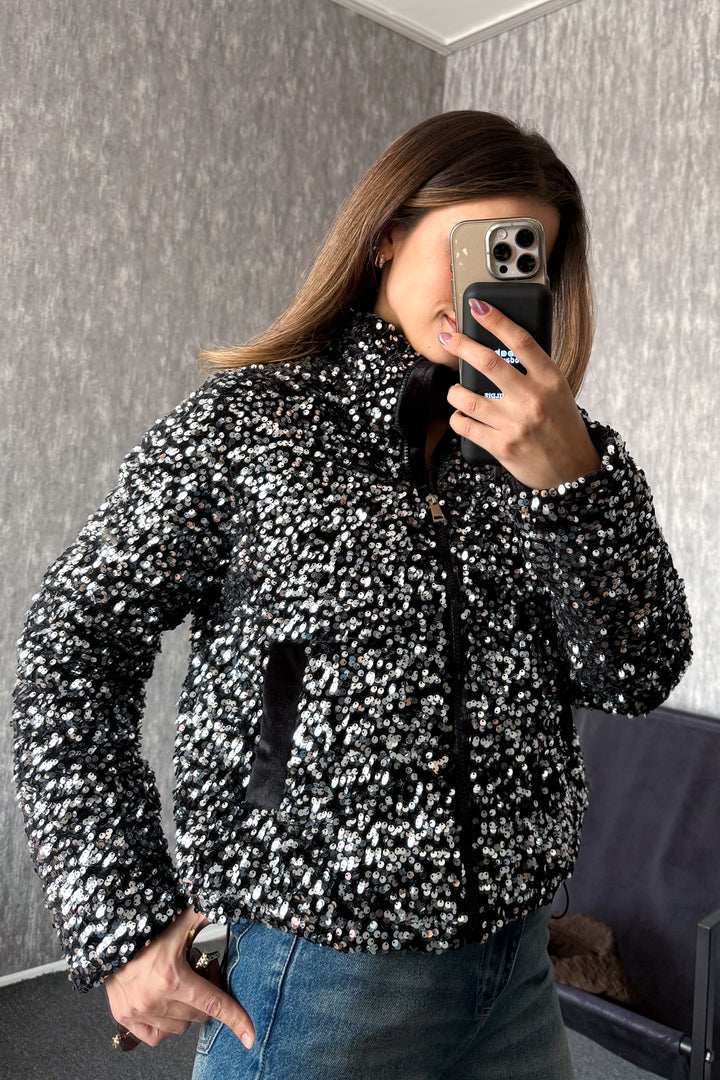 MPL Kadın Pullu Mont 99544 - Greenwood