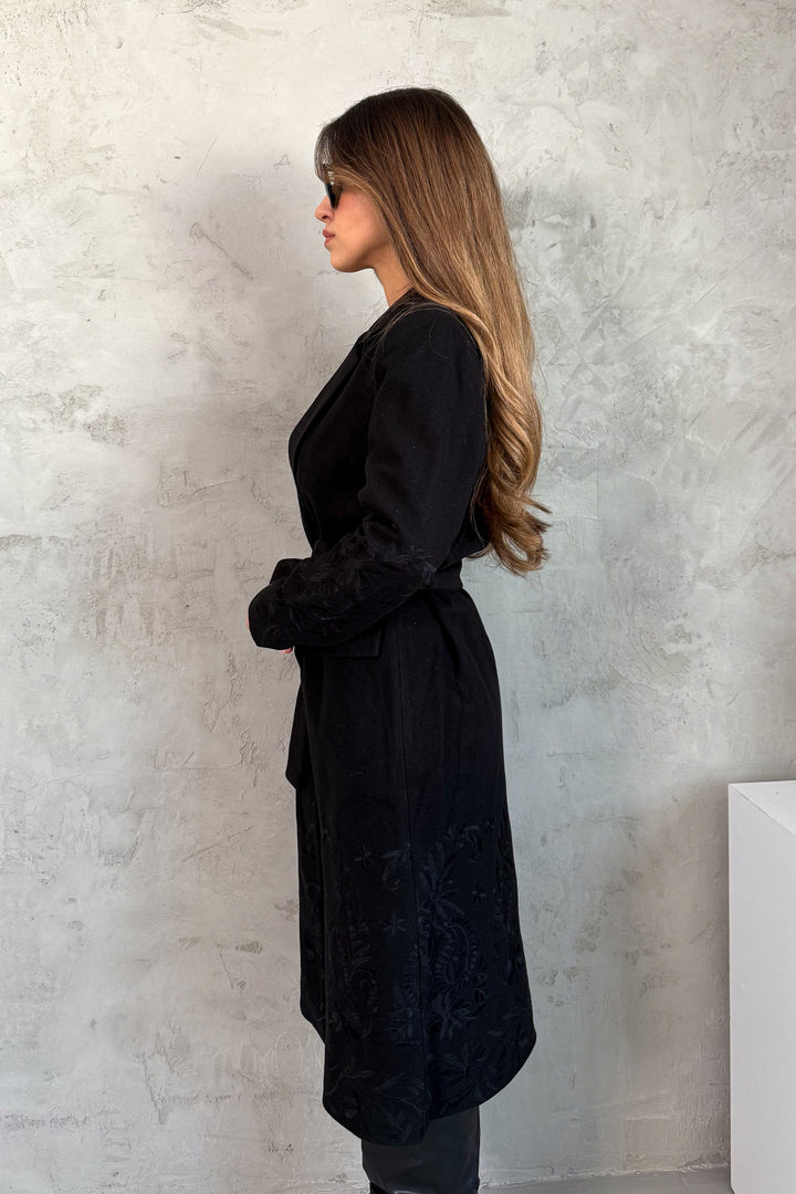MPL Woman Embroidered Long Coat 99695 - Indianapolis