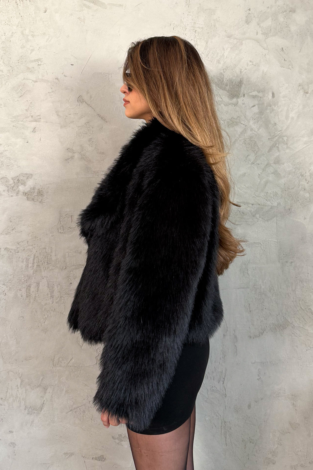 MPL Kadın Şal Yaka Kürk 99828 - Kovel