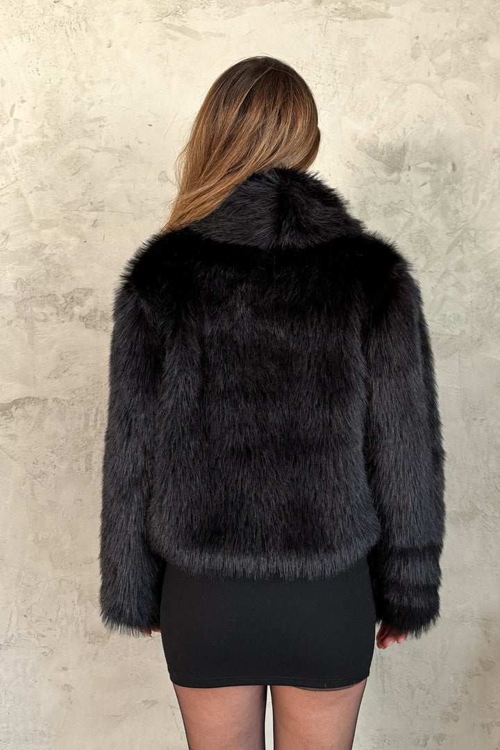 MPL Kadın Şal Yaka Kürk 99828 - Kovel