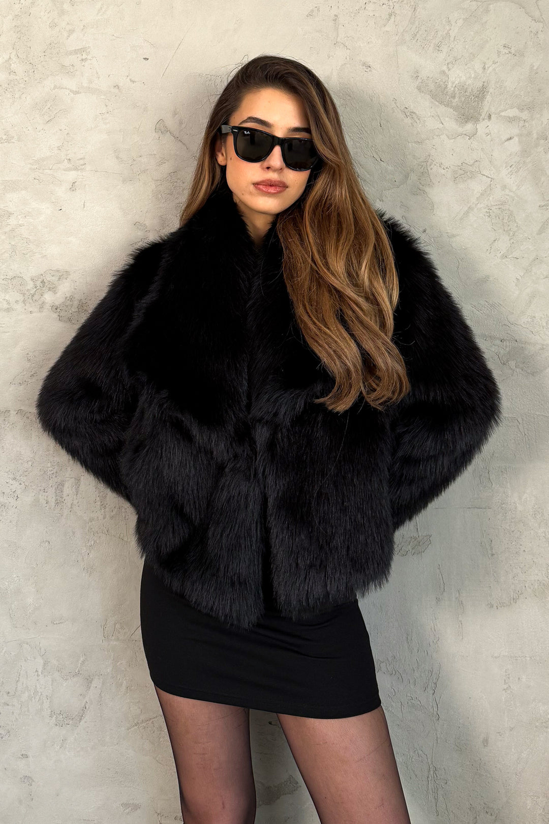 MPL Kadın Şal Yaka Kürk 99828 - Kovel