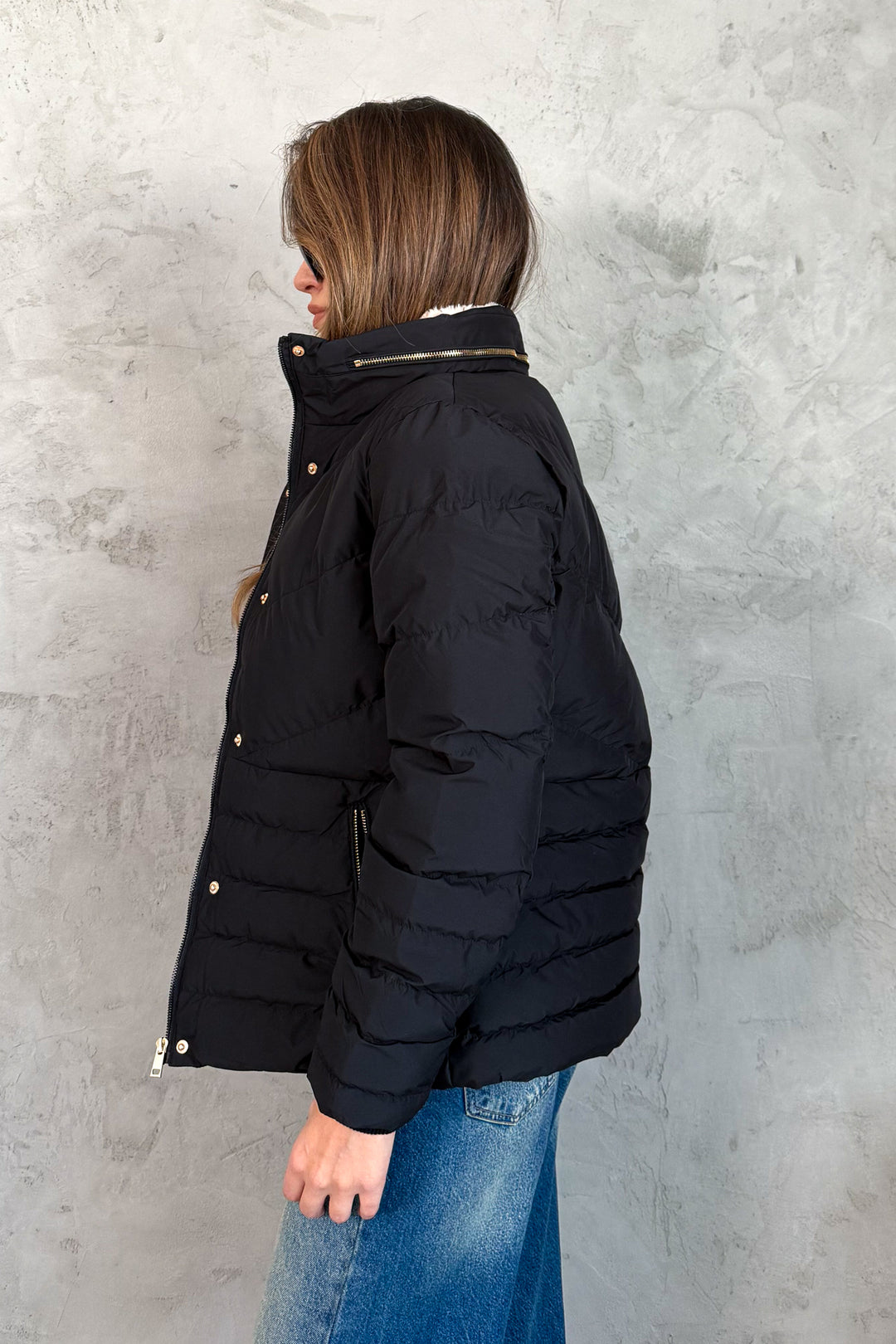 MPL Kadın Kapşonlu Şişme Uzun Mont 5305 - Alphen aan den Rijn