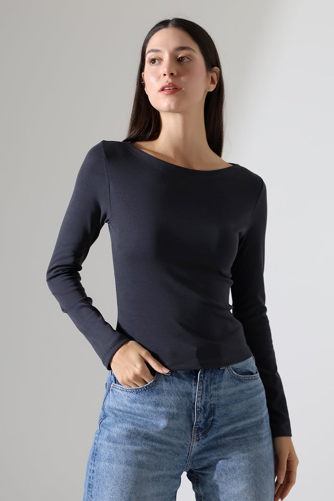 MPL Women's Boat Neck Long Sleeve Bodysuit 21897 - Salisbury