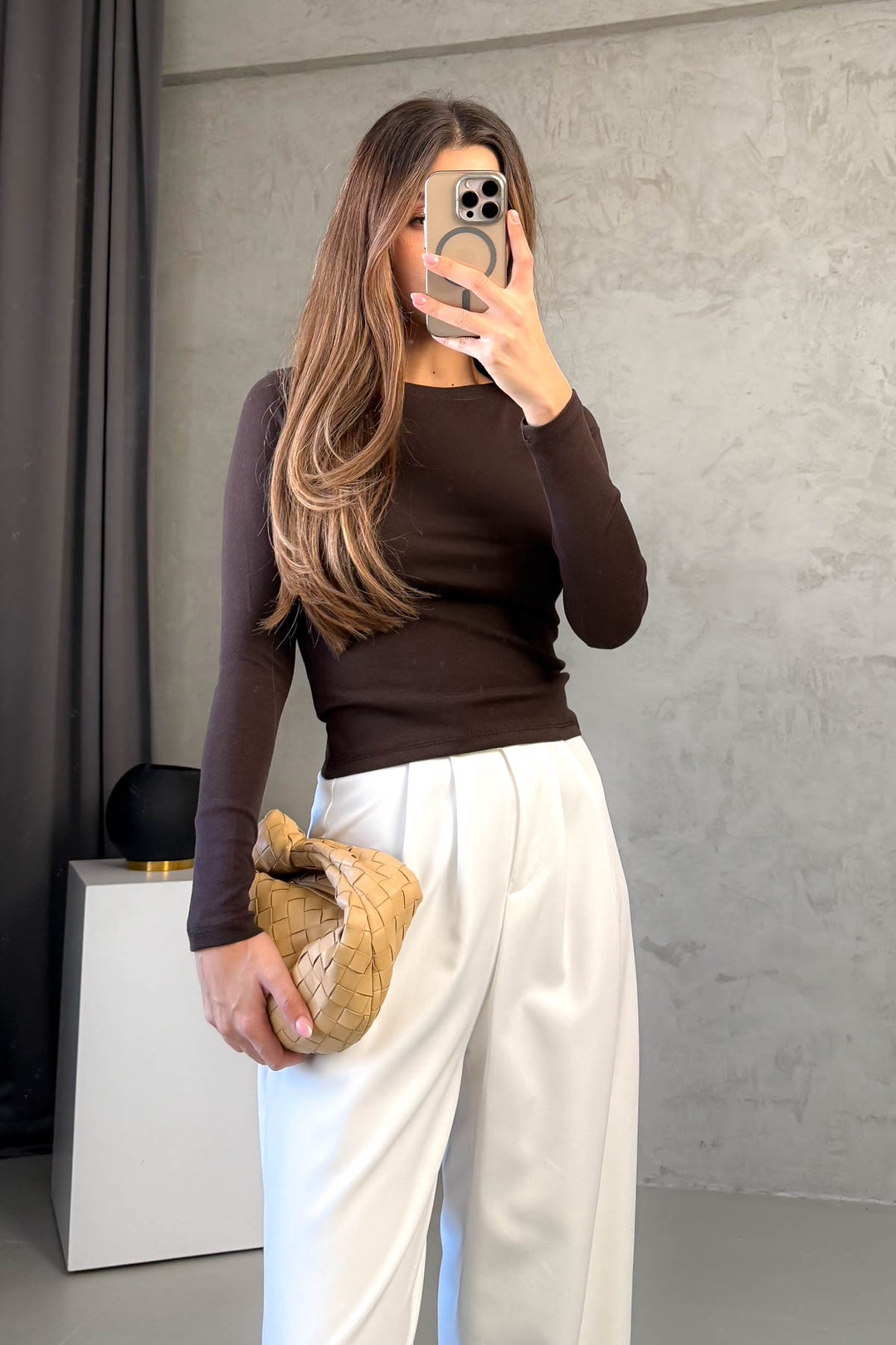 MPL Kadın Kayık Yaka Uzun Kol Body 21897 - Thérmi