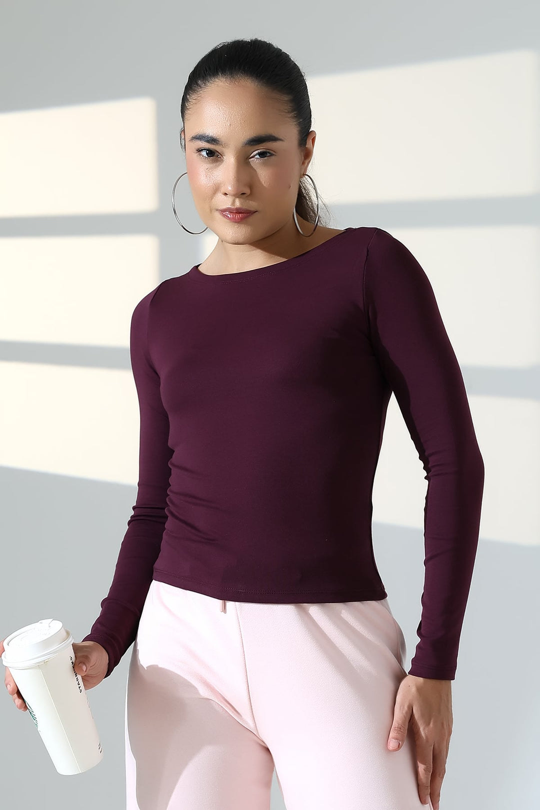 MPL Women's Boat Neck Long Sleeve Bodysuit 21897 - Ibiza