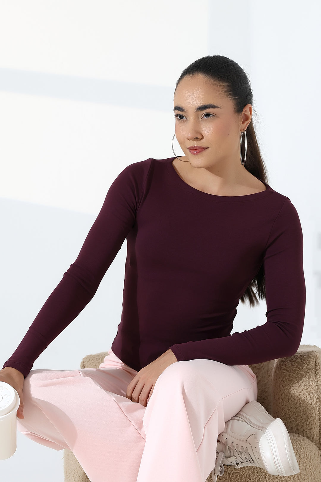 MPL Women's Boat Neck Long Sleeve Bodysuit 21897 - Ibiza