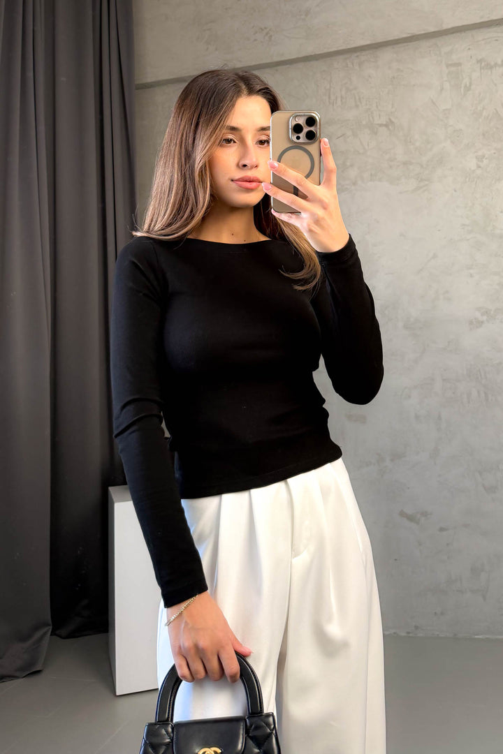 MPL Women's Boat Neck Long Sleeve T-shirt - Apan