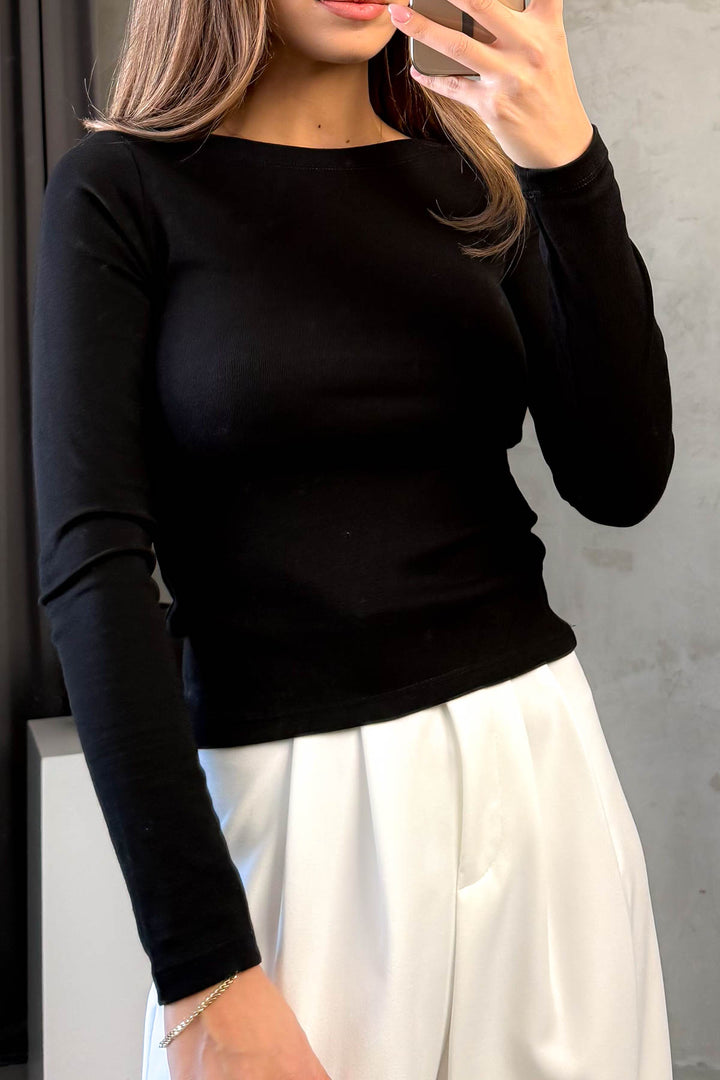 MPL Women's Boat Neck Long Sleeve T-shirt - Apan