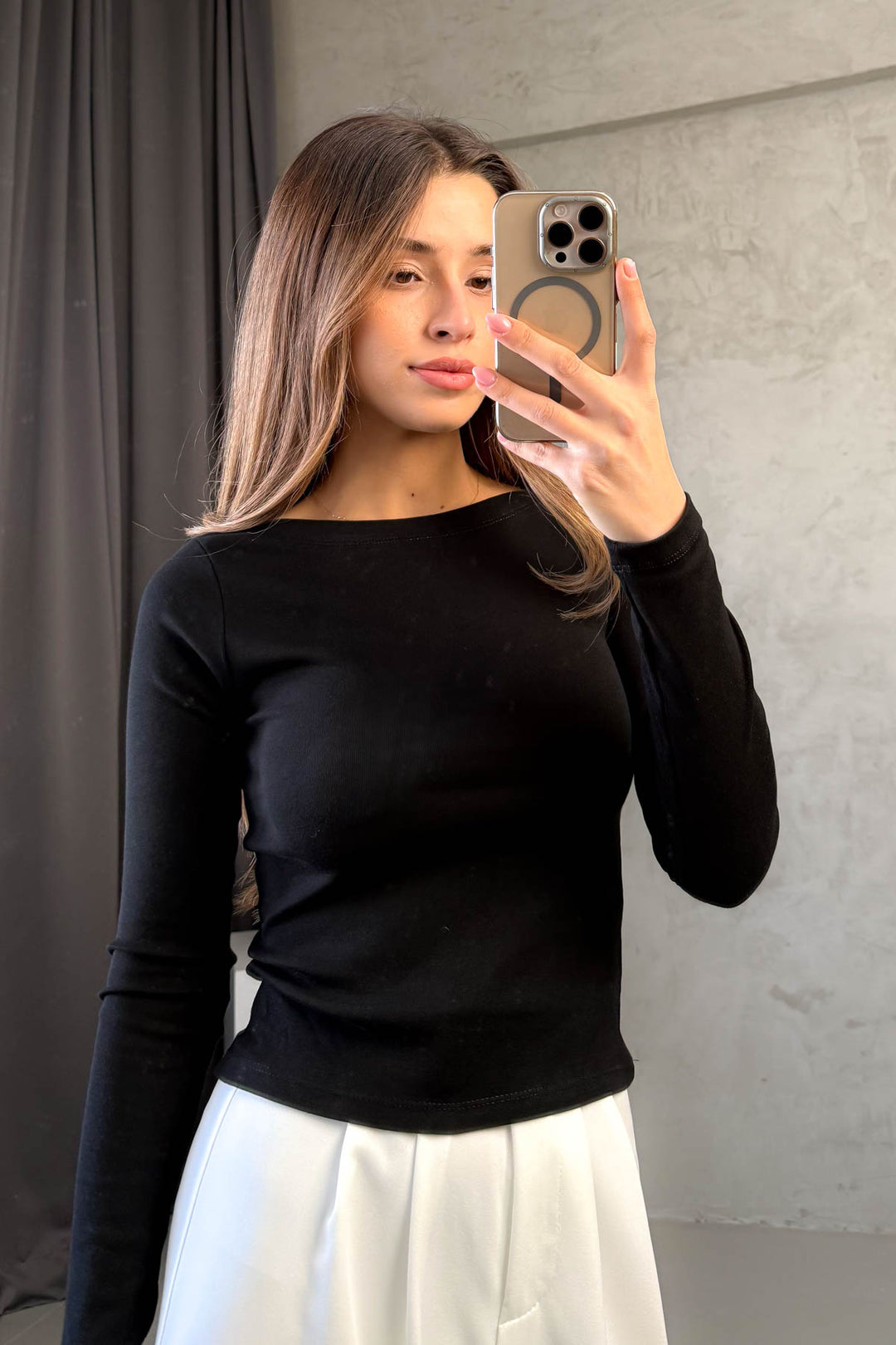 MPL Women's Boat Neck Long Sleeve Bodysuit 21897 - Ramapo