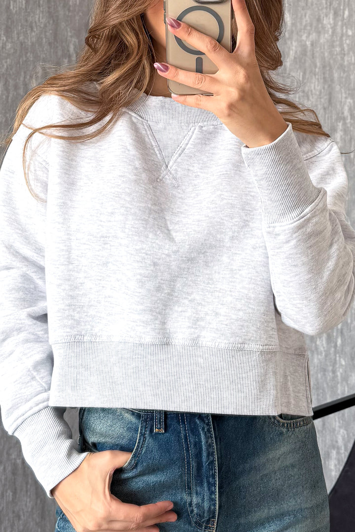 MPL Kadın Bisiklet Yaka Rahat Kalıp 3 İp Sweat 21616 - Zoetermeer