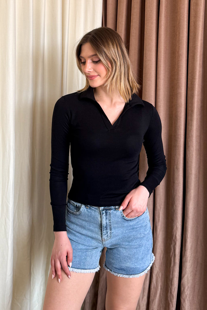 MPL Women's Long Sleeve Polo Neck Bodysuit 21938 - Kaunas