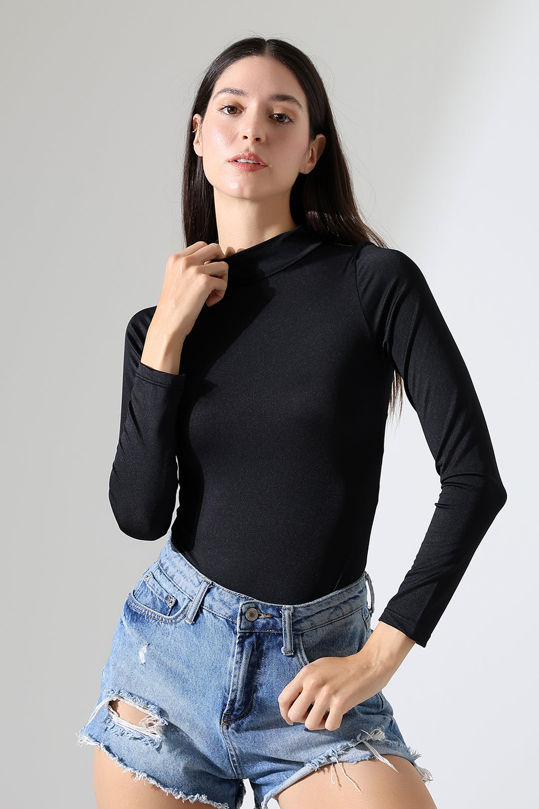 MPL Woman Micro Half Fisherman Under Six Snap Bodysuit 21942 - Ruislip
