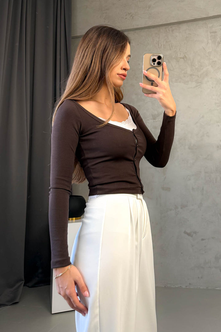 MPL Women's Lace Tank Top Cardigan 2 Piece Body 22020 - Northampton